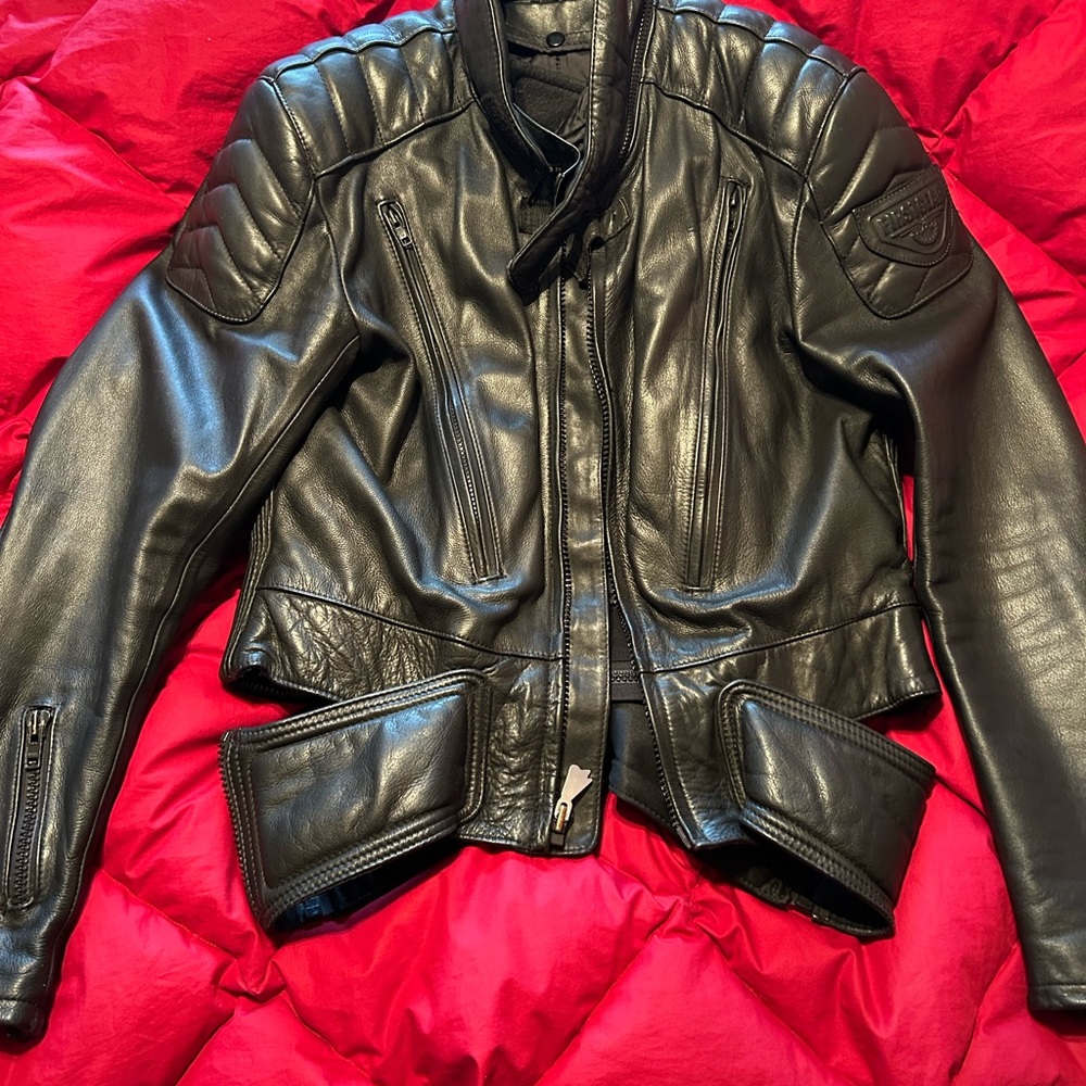 Motorcycle Leather Jacket Heavy Duty FirstGear